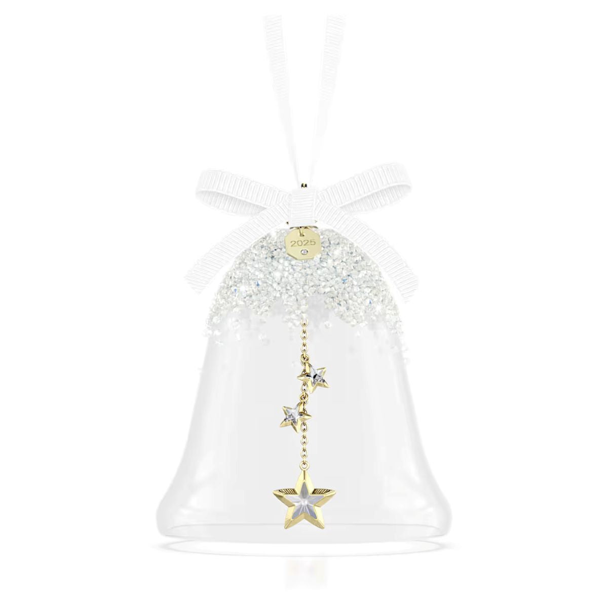 Swarovski bell ornament